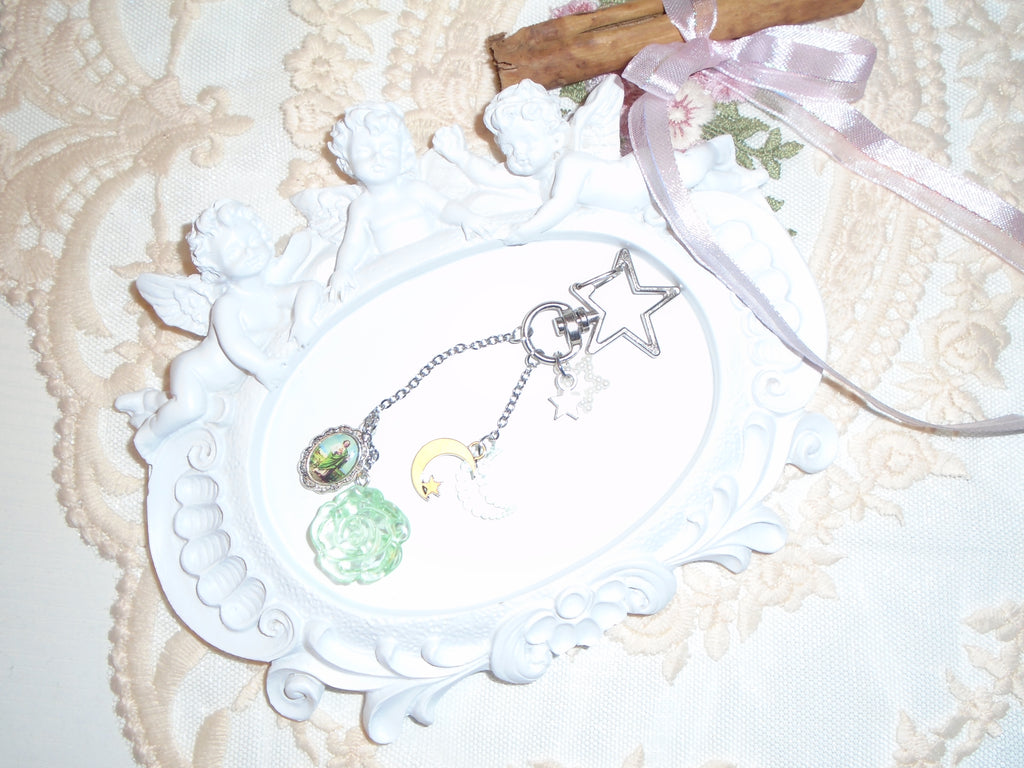 Saint Jude Star Bag Charm
